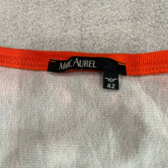 [42/XL]Marc Aurel Embellished Multi Color L/S Wool Blend Blouse - Picture 4 of 9